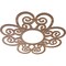Ekena Millwork Cohen Wood Fretwork Pierced Ceiling Medallion, Walnut, 36"OD x 12 1/4"ID x 1/4"T CMWP36X36X0250COWA - alternate 3
